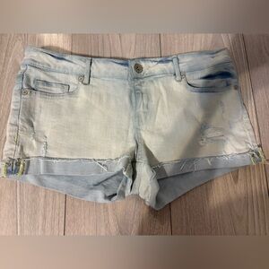 Aeropostale Faded Blue Jean Shorts